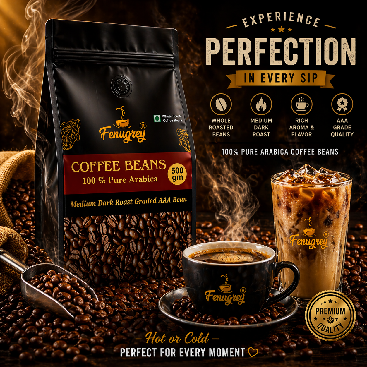 100% Arabica AAA graded beans(1Kg)