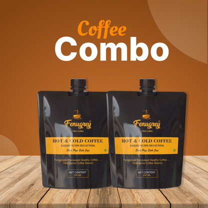 Hot and Cold Coffee 250ML (Pack of 2)